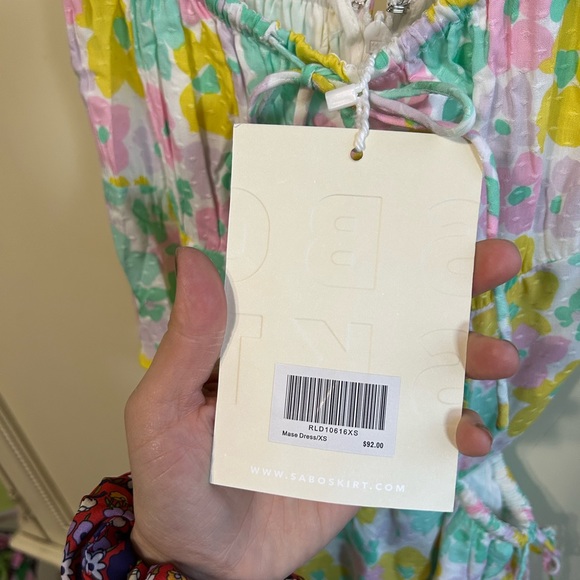 Sabo Mase dress spring floral size xs - Picture 6 of 8